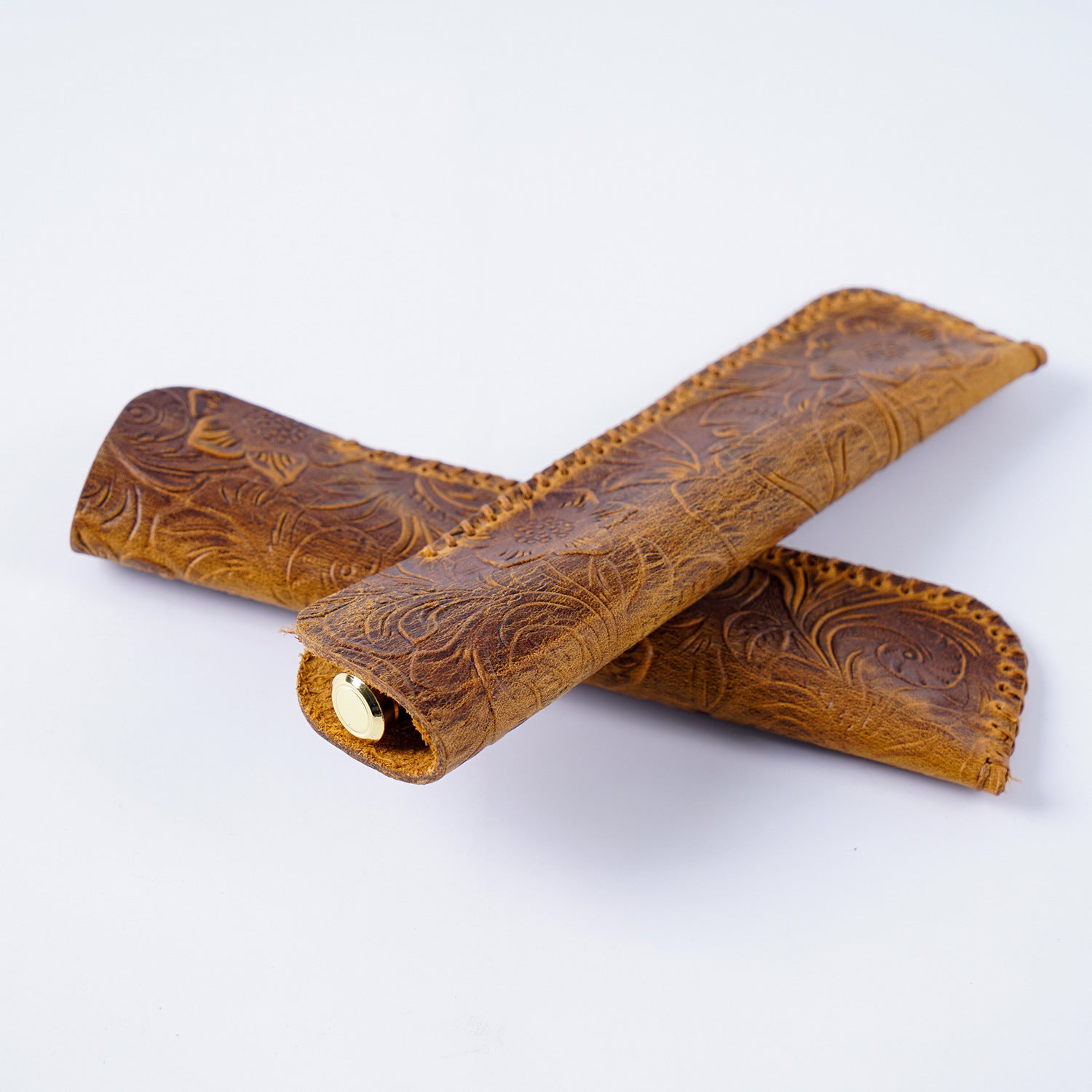 Wholesale Retro Handmade Head Layer Cowhide Leather Knife Purse